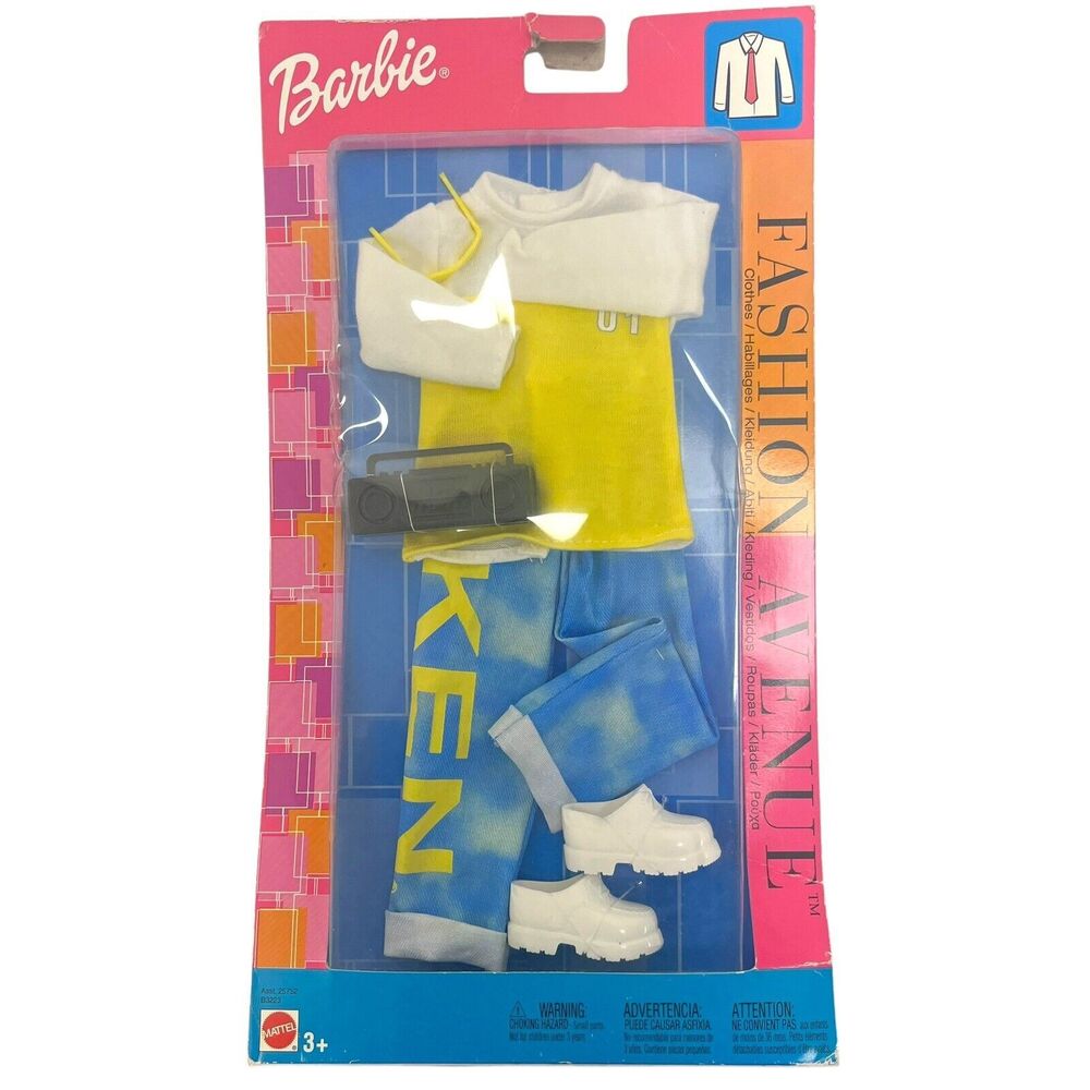 Vintage 2002 Mattel Ken Fashions Outfit Set Y2K Streetwear Hip Hop #25752 NIB